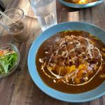 オムカツカレー