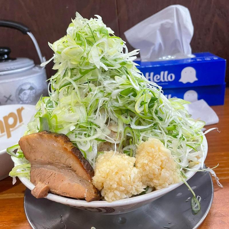 ラーメン 中 ネギ 卵 (ラーメン金子)