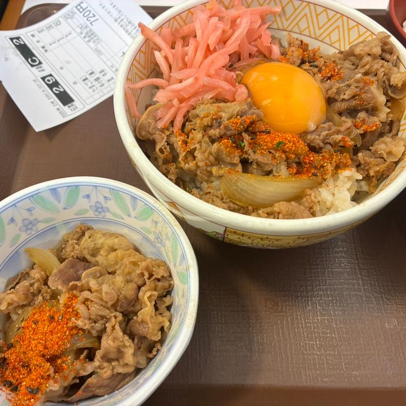 本日の3品(すき家 1国草津大路店 )