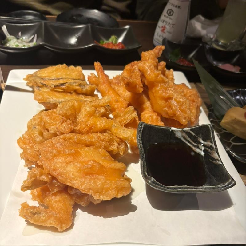 天ぷら(肴と日本酒 うおいち)