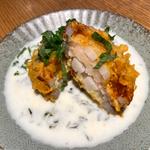 レンコン挟み揚げ(和えに)