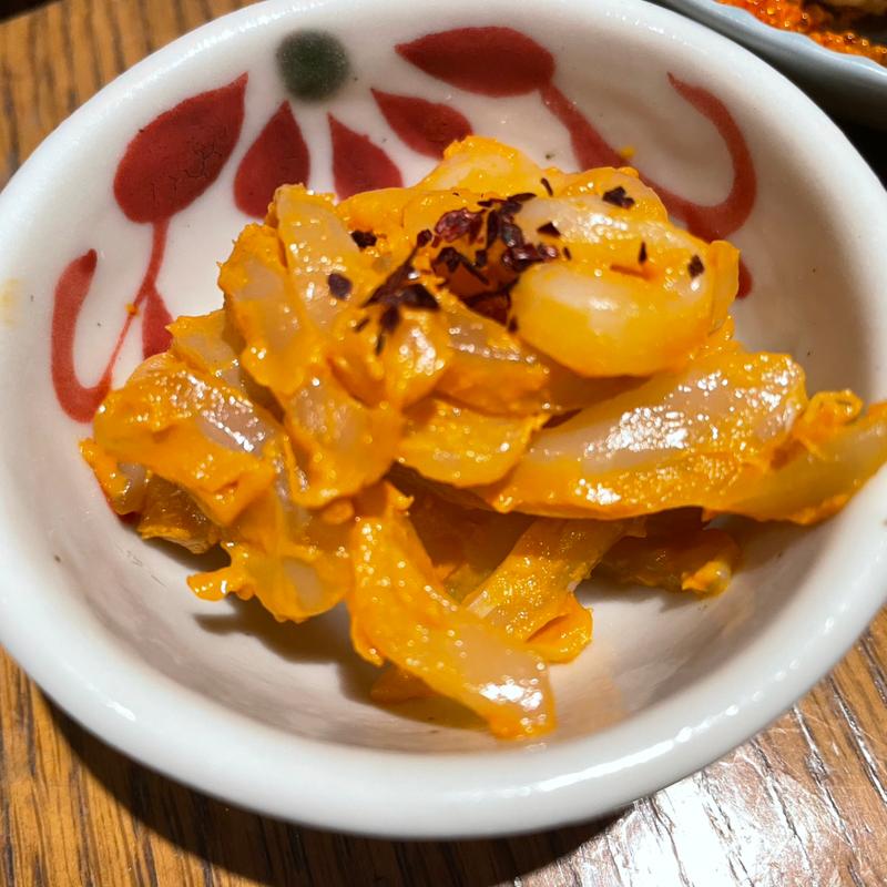 雲丹と甲いかの塩辛(和えに)