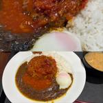 創業ビーフカレー・うまトマトハンバーグ・小盛(松屋 青葉台駅前店)