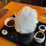 抹茶みつ　つぶあん・黒みつ付き