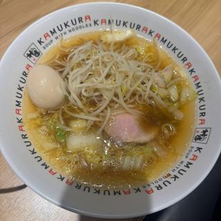 煮玉子もやしラーメン(どうとんぼり神座 ヨドバシ秋葉原店)