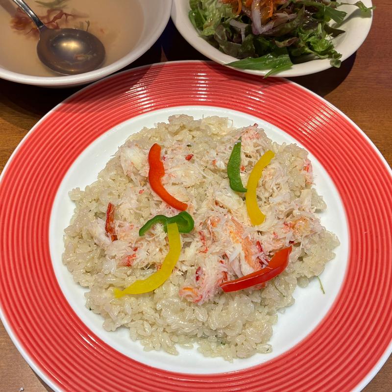 ランチピラフセット（カニピラフ）(メヒコ 東京ベイ有明店)