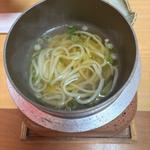 ちらし寿司と釜うどん