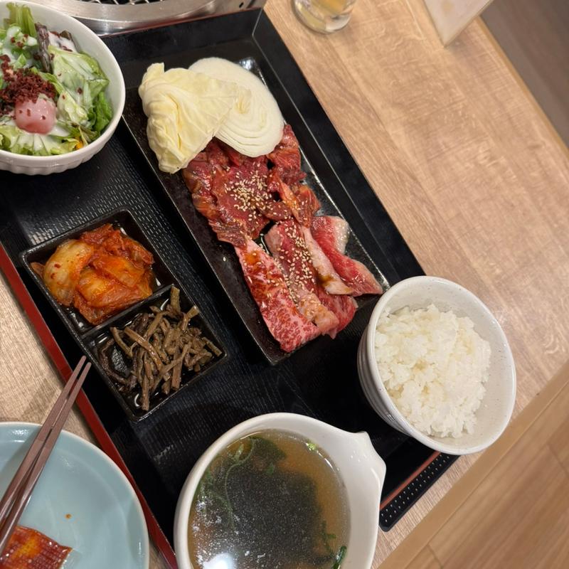 カルビハラミランチ(焼肉ホルモン ゆうじ 三木店)