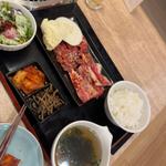 カルビハラミランチ