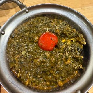 ほうれん草キーマカレー