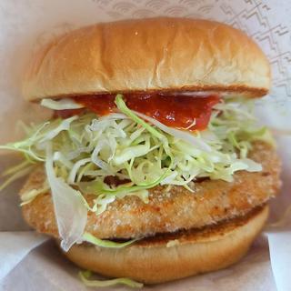 ガーリックトマトのとり竜田バーガー 国産クリームチーズ