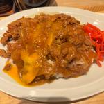 鶏そぼろ丼　卵のせ