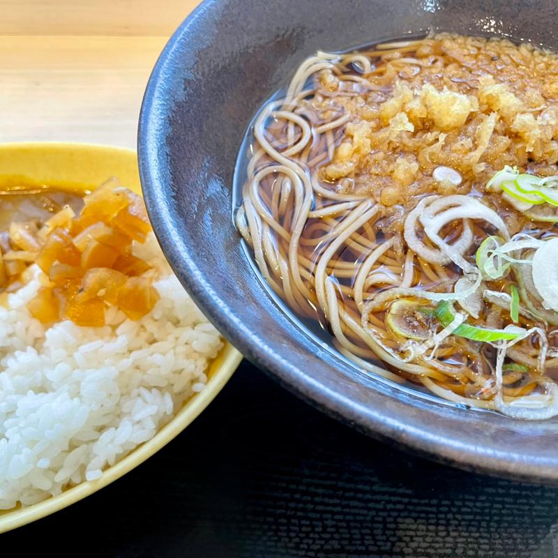 朝定食カレーライス(ゆで太郎 もつ次郎 花小金井店)