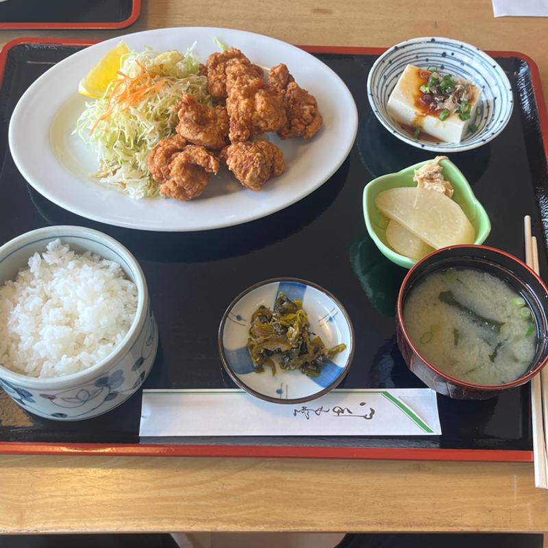唐揚げ定食(万福 )