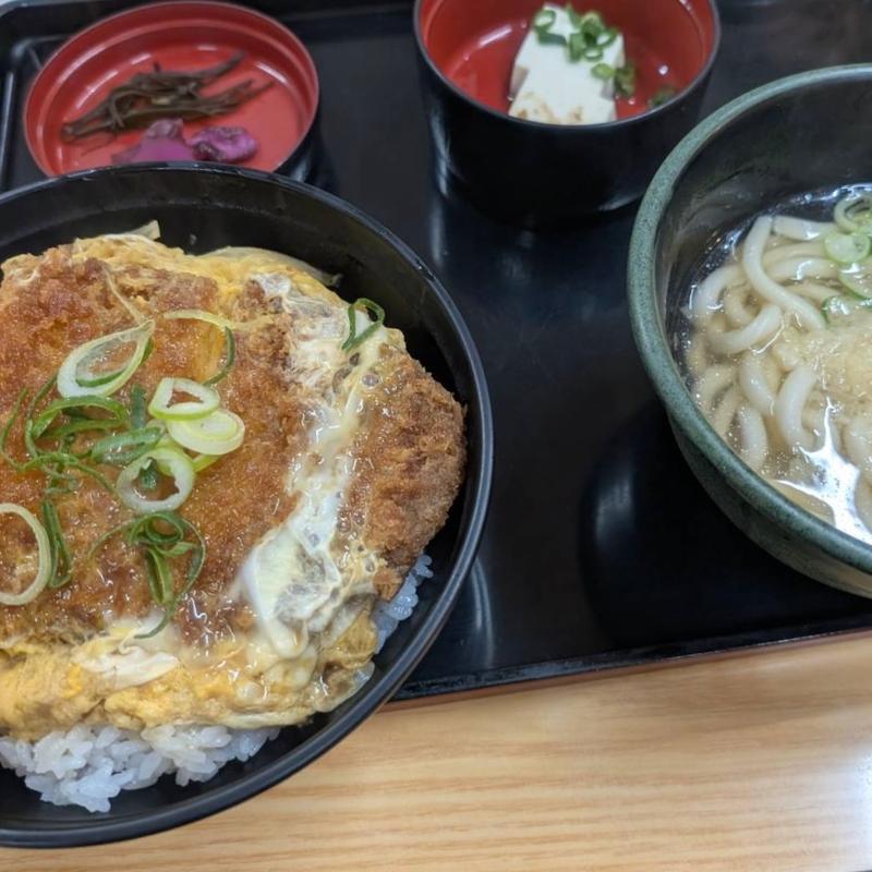 カツ丼小うどんセット(うちだ屋 笹丘店)