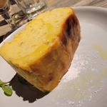 本日のミニデザート(さつま芋のチーズケーキ)