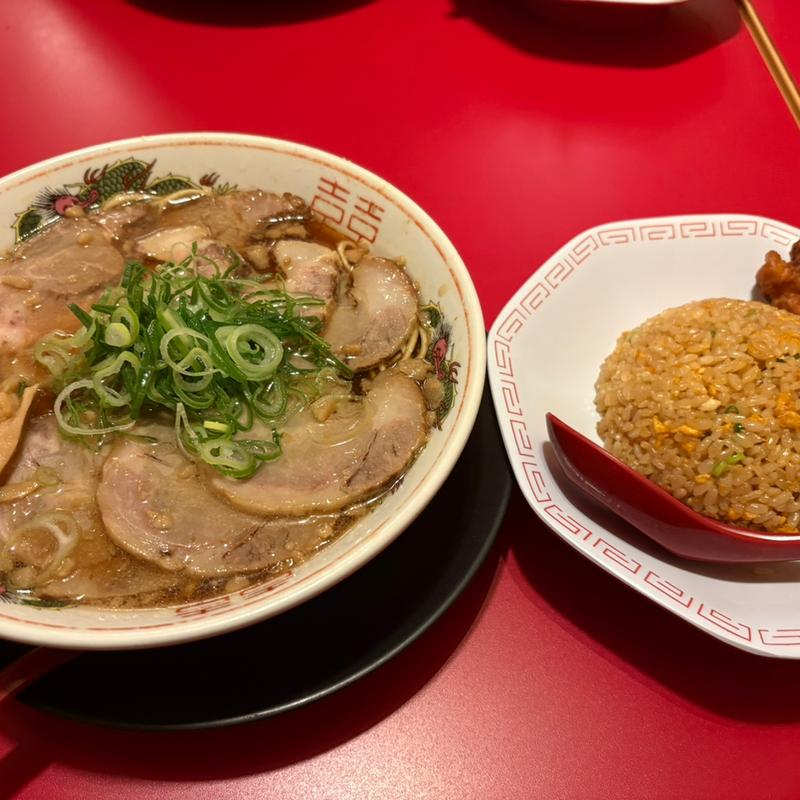 チャーシュー麺セットA(中華そば ふじい 難波店)