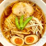 ラーメン 大盛 味付き玉子(かおたんラーメン えんとつ屋 南青山店)