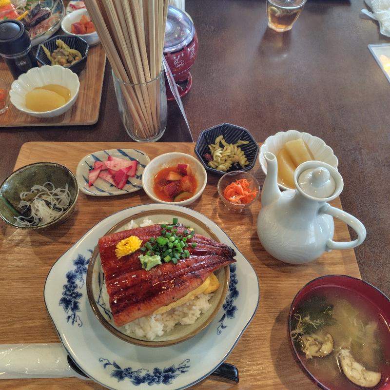 鰻玉定食（半身）(おひさま食堂ひなた家)