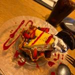 NYチーズケーキのワッフルボウル