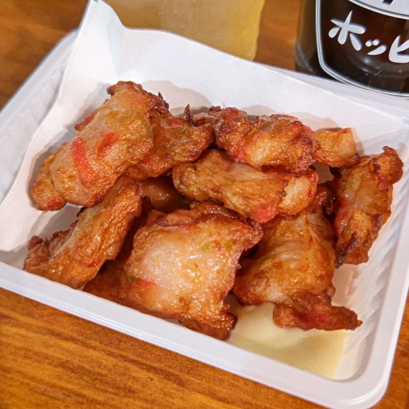 紅生姜と蓮根のつまみ揚げ(魚参 横浜西口店)