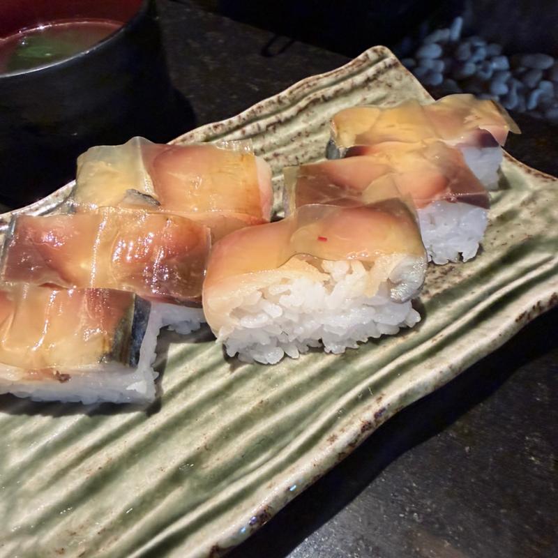 バッテラ押し寿司(万福寿司)