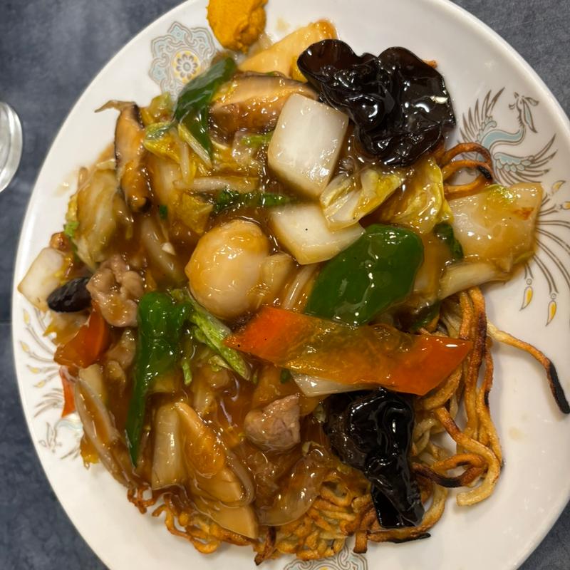 五目あんかけ焼きそば(ぼたん)