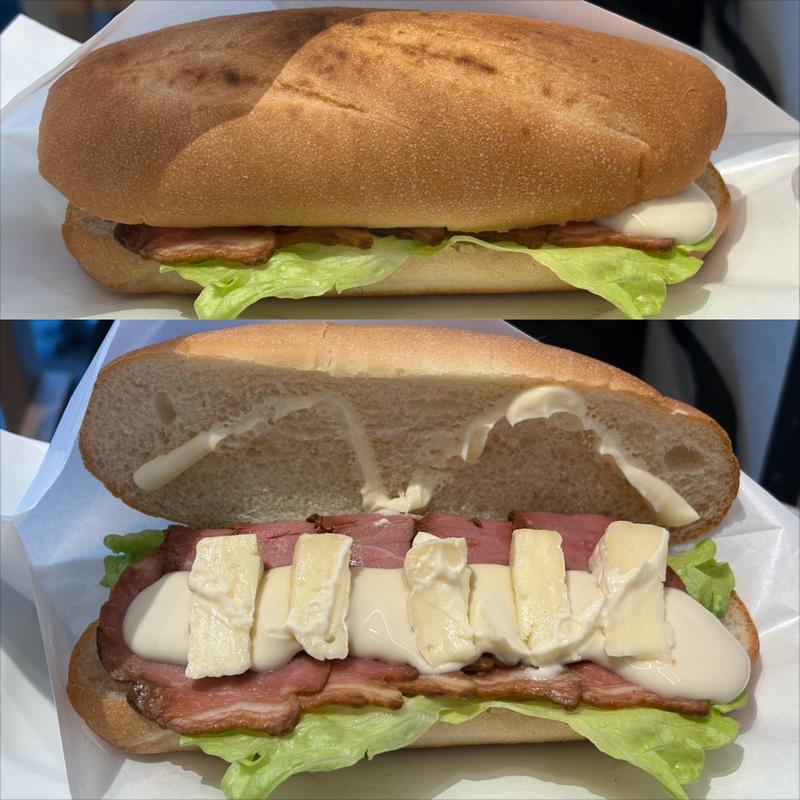 ミラノセット ローストビーフ ゴルゴンゾーラ (コーヒーとセット)(ドトールコーヒーショップ 青葉台店)