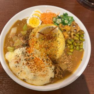 白ネギと炙りチーズのシャバキーマDX