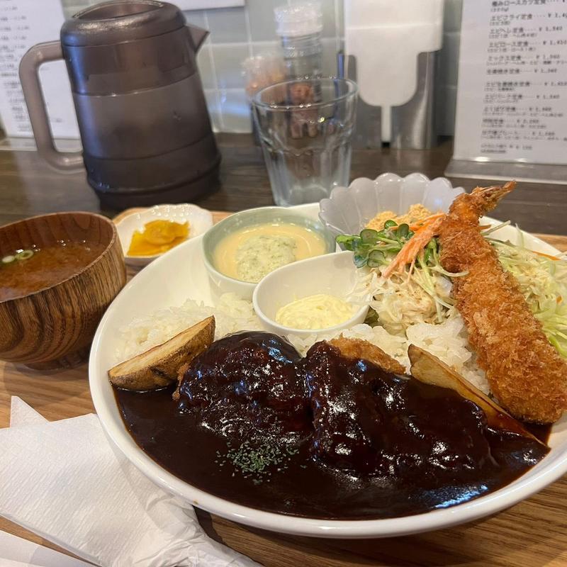 かつめしプレート(キッチン明桜（あおう）)