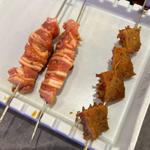 豚バラ串　センマイ串