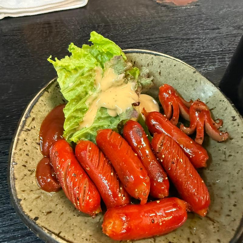 赤ウインナー(じもん)