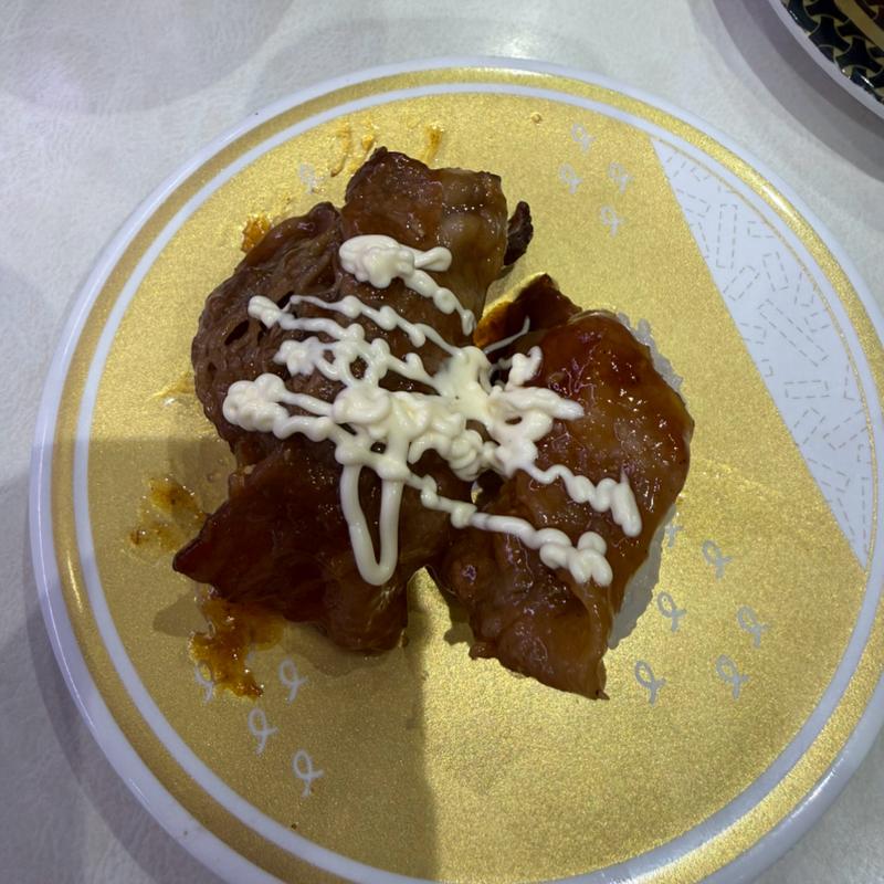 牛カルビマヨ(はま寿司 足立花畑店  )