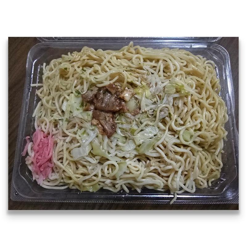 盛りすぎ！塩焼そば(ローソン 東京スクエアガーデン店)