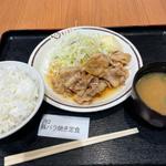 豚バラ焼き定食
