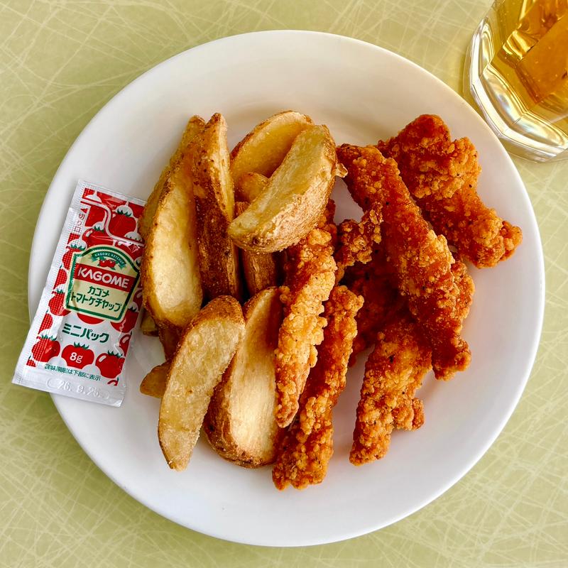 フライドポテト＆チキンスティック(スカイドームレストラン)