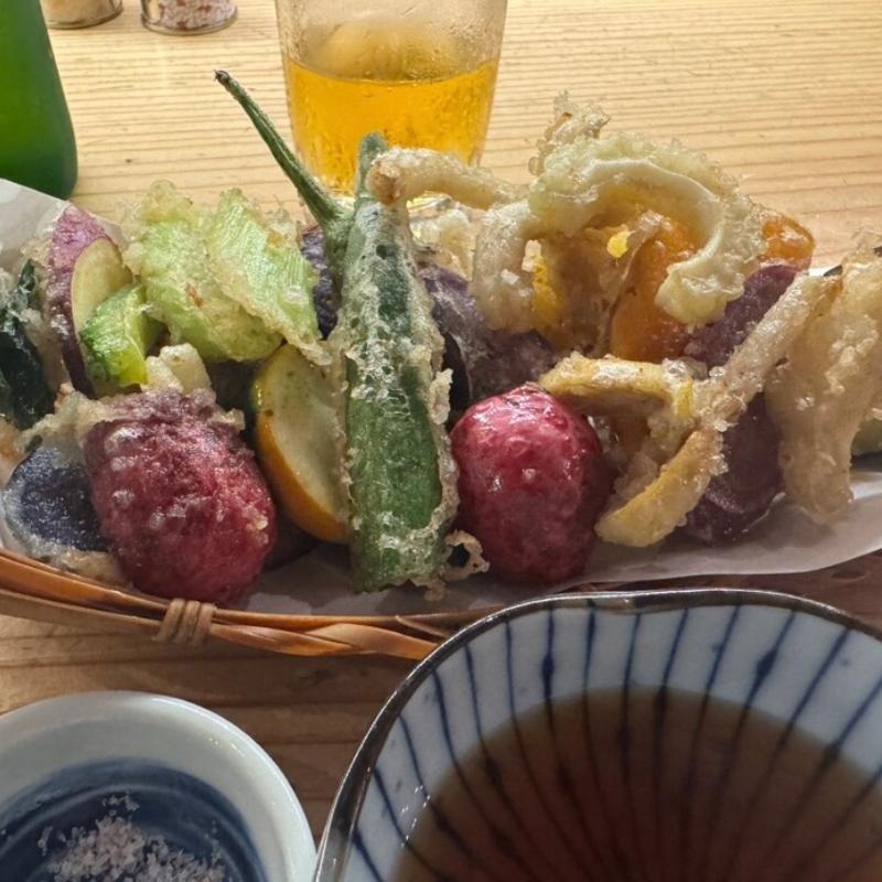 糸島野菜天ぷら（小）(そば処 テツ美)