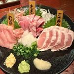 地鶏のお刺身盛り合わせ