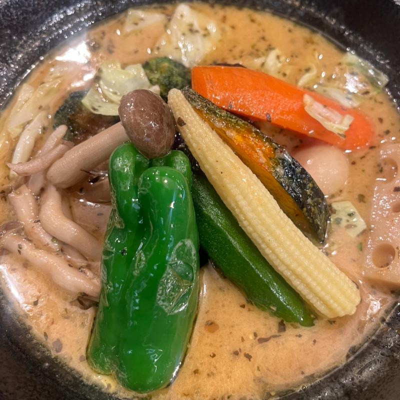 野菜カリー(札幌スープカリーキング 京都新京極店 SOUP CURRY KING KYOTO)