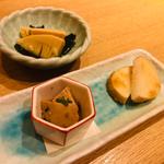 季節の前菜三種盛り_月替り海コース