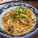 春雨もやしピリ辛炒め