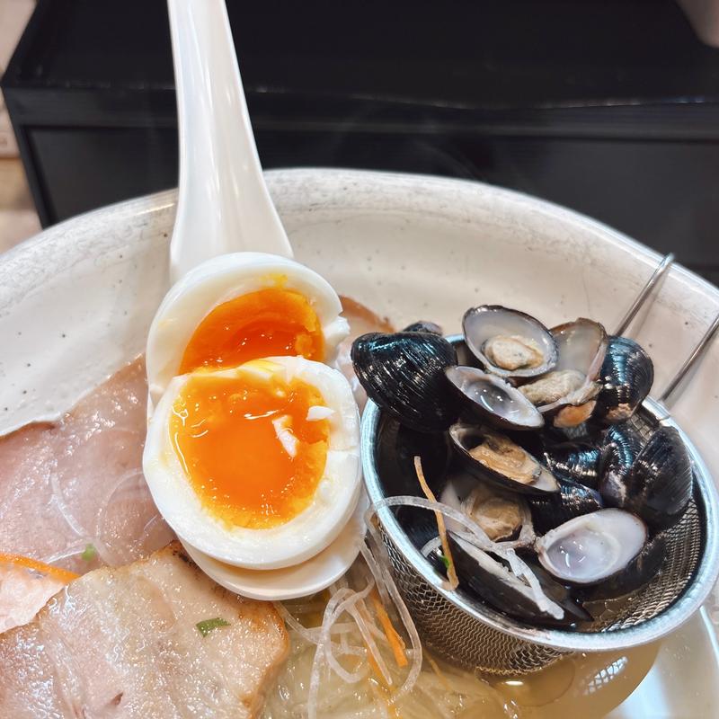 宍道湖しじみ中華蕎麦塩(山陰魚介中華蕎麦 Minatomen)