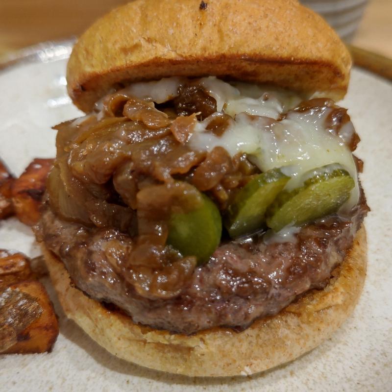 ゴルゴンゾーラバーガー＋ピクルス(BRISKSTAND KAMAKURA)