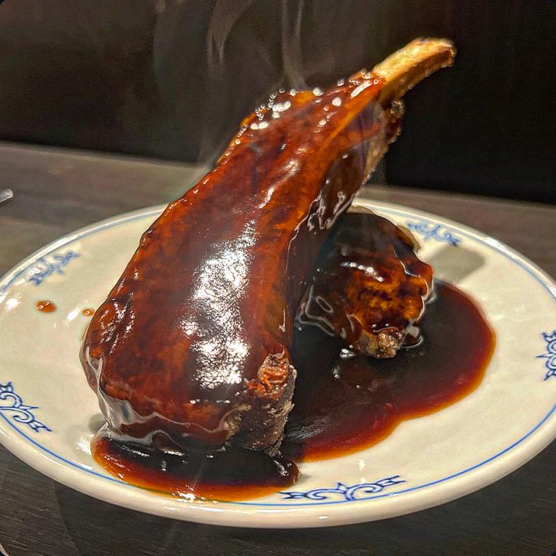 カリトロ黒酢豚(四川料理と酒 Yuan)