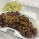 馬ヒレステーキ 御飯味噌汁セット