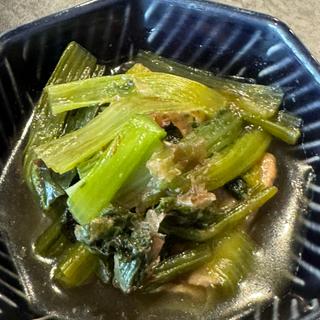 小松菜のお浸し(はんなり笑食 さくら梅)