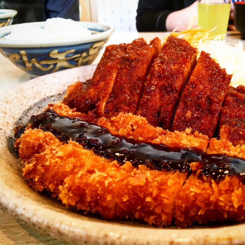 TOKYO-X シャ豚ブリアン2個(120g)定食(とんかつ成蔵（南阿佐ヶ谷